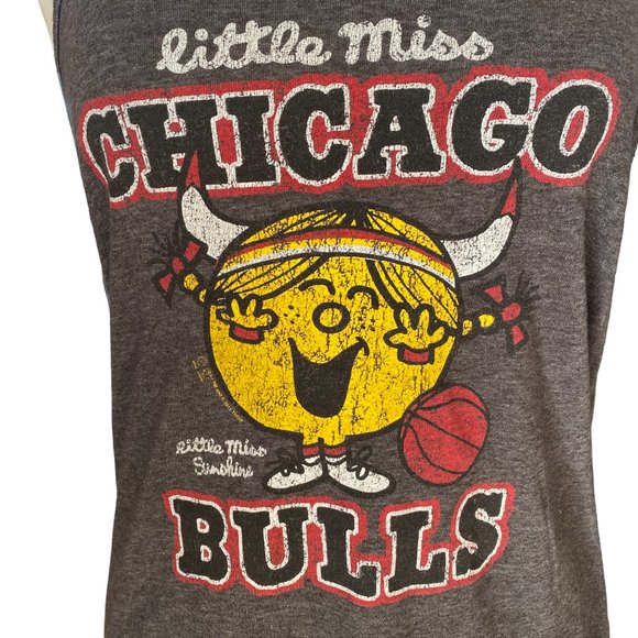 Little Miss Sunshine NBA Licensed Chicago Bulls Basketball Fandom Tank Top-L - Picture 2 of 8